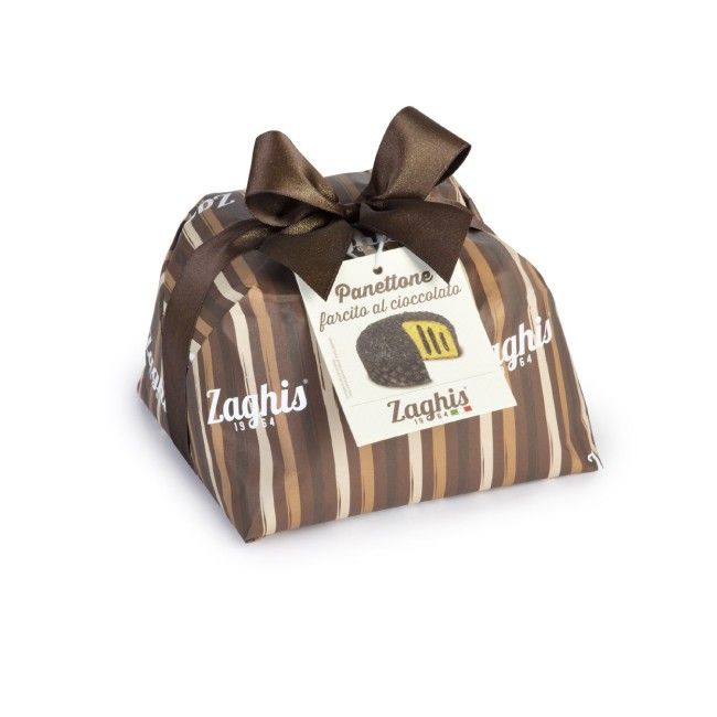 Panettone Farcito Con Cioccolato 800 gr ZAGHIS
