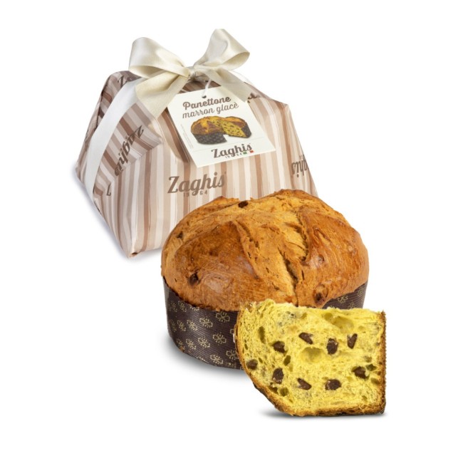 Panettone Farcito Con Marron Glacè 750 gr ZAGHIS
