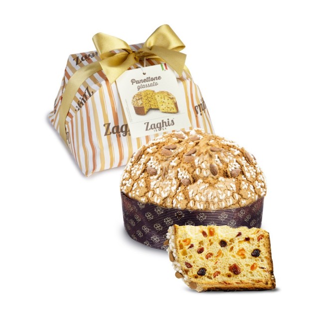 Panettone Glassato Con Canditi & Uvetta 750 gr ZAGHIS