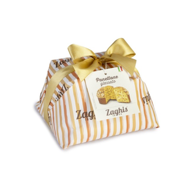 Panettone Glassato Con Canditi & Uvetta 750 gr ZAGHIS