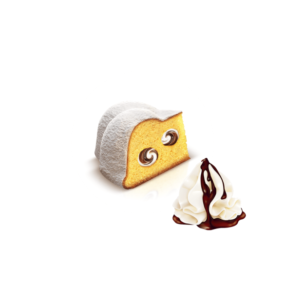 Torta in Festa Panna e Cioccolato 400 gr