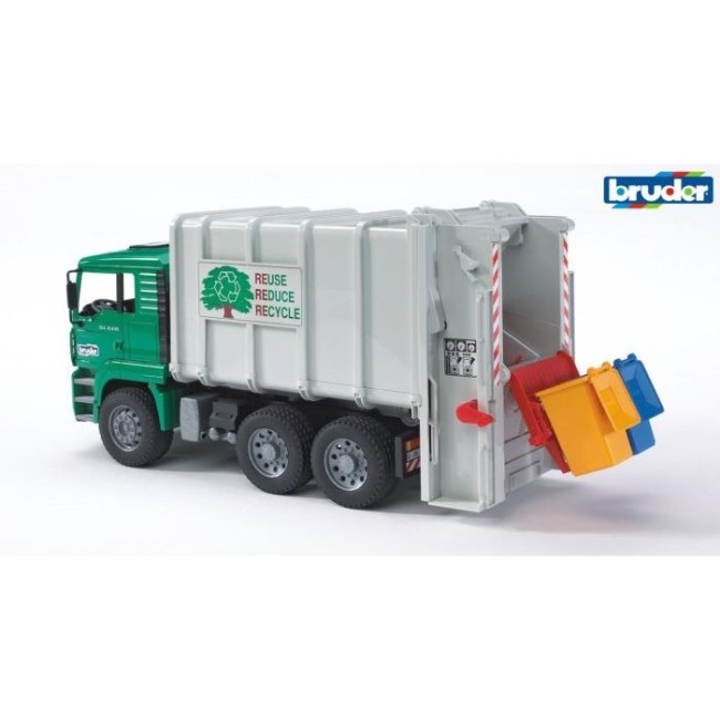 Giocattolo Camion Man Nettezza Urbana 02764 BRUDER