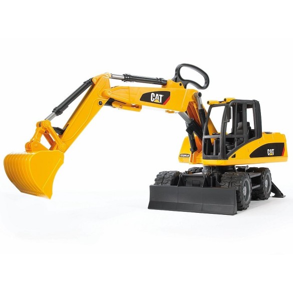 Giocattolo Ruspa Caterpillar con Ruote 02445 BRUDER
