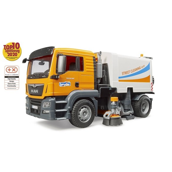Giocattolo Camion Pulizia Stradale Man Bruder 03780