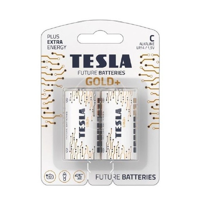 Batterie Tipo C Alkaline 2Pz Serie Gold+