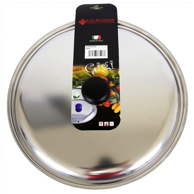 Coperchio in Acciaio Inox Diametro 30 cm RIVADOSSI