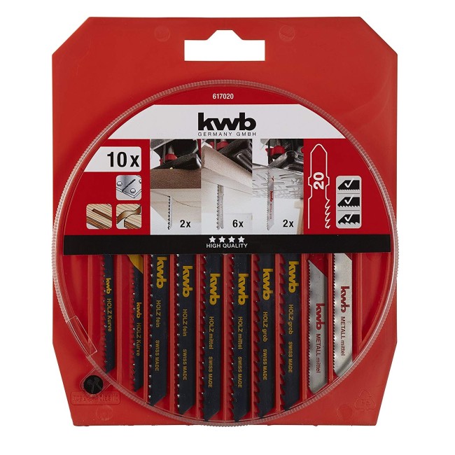 Set di Lame per Seghetto Alternativo 10 pz