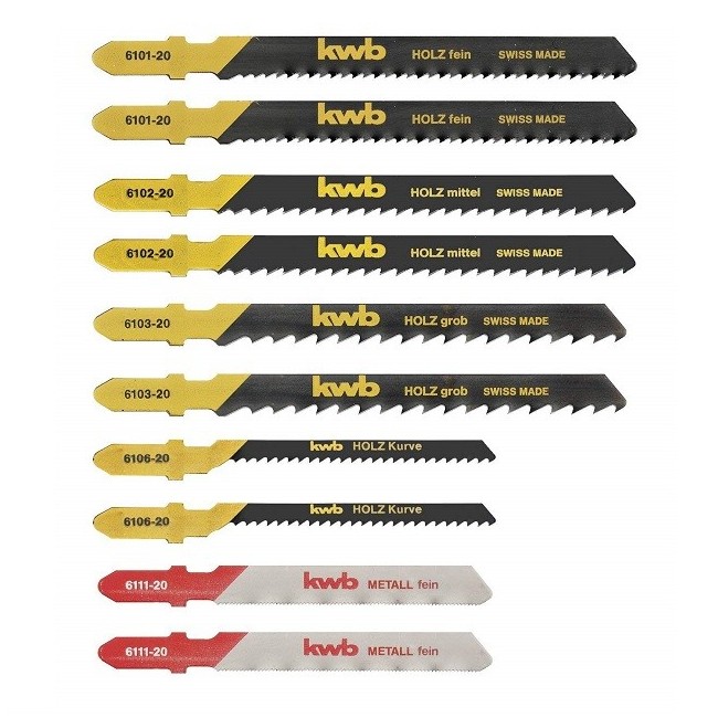 Set di Lame per Seghetto Alternativo 10 pz