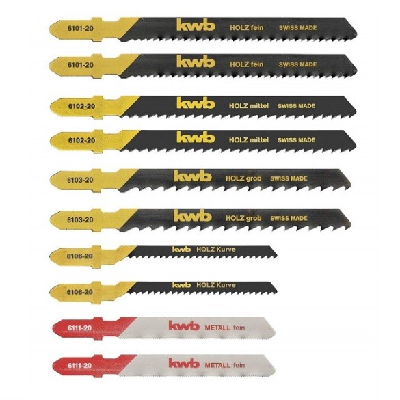 Set di Lame per Seghetto Alternativo 10 pz