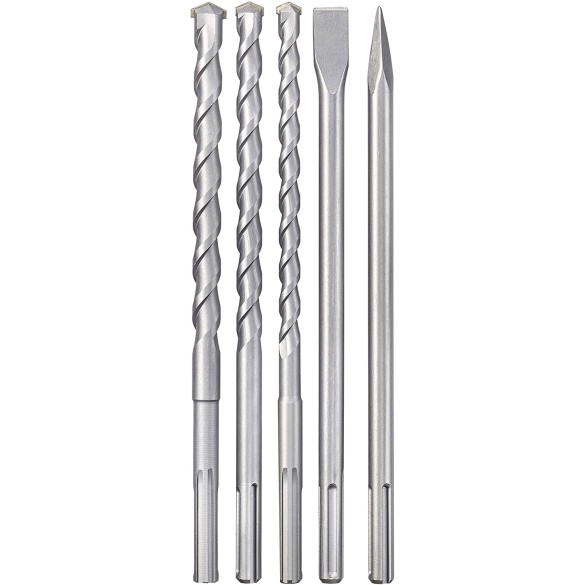 Set 3 Punte + 2 Scalpelli SDS MAX KWB