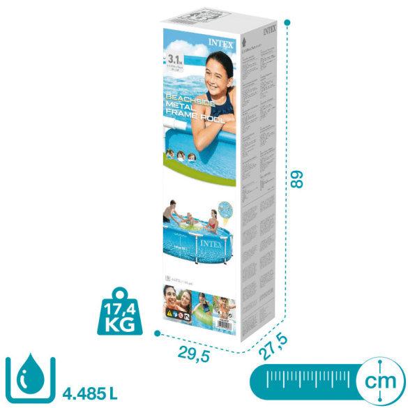 Piscina Frame D305 H76 cm Intex