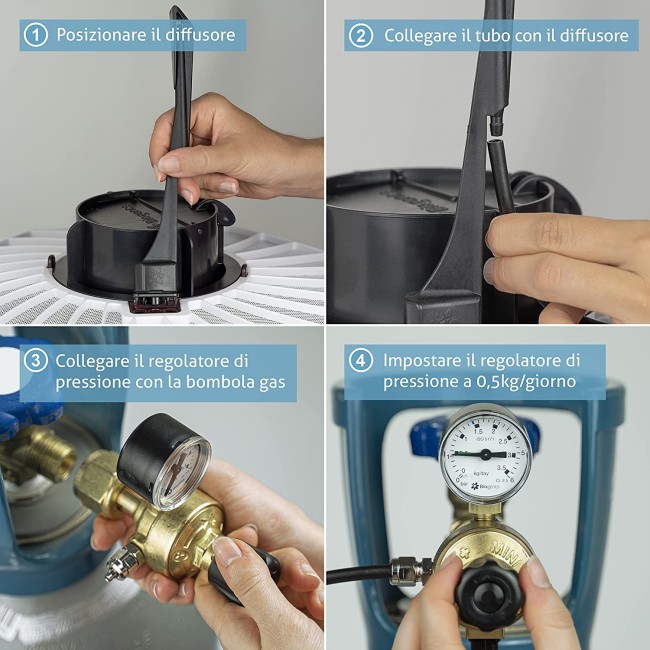 Kit Antizanzare Co2 Booster BIOGENTS