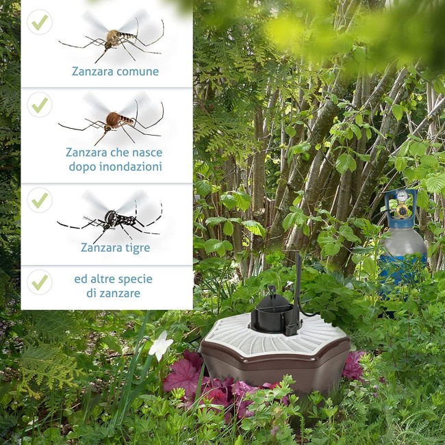 Kit Antizanzare Co2 Booster BIOGENTS