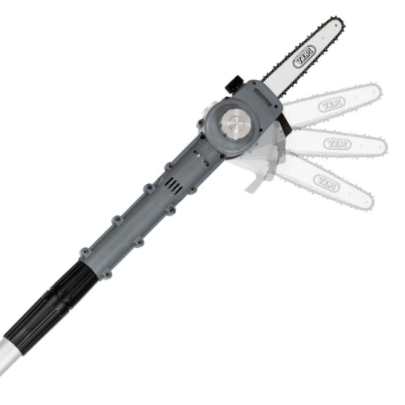 Potatore Seghetto a Catena con 2 Batterie su Asta KVS8000P Volpi