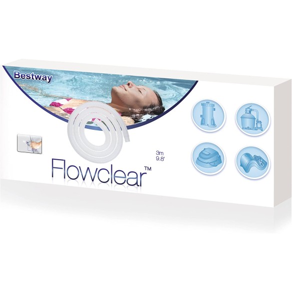 Tubo Pompa Filtro 3 mt e 32 mm di Diametro Bestway