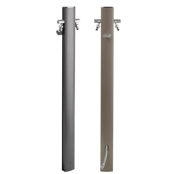 AquaPoint Colonna Idrica Ovale Grigio COLORTAP