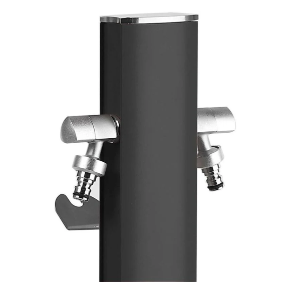 AquaPoint Colonna Idrica Ovale Nero COLORTAP