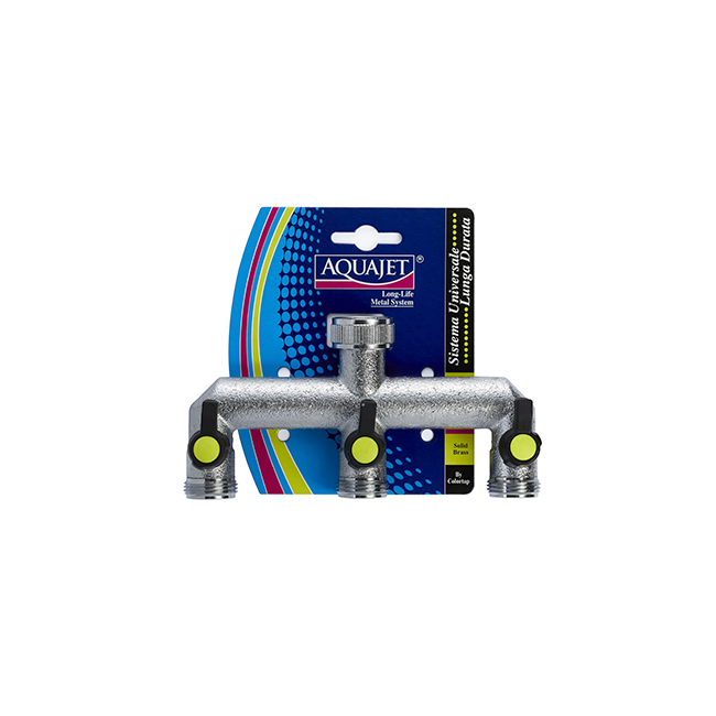 Rubinetto a 3 Vie Indipendenti 3/4f +...