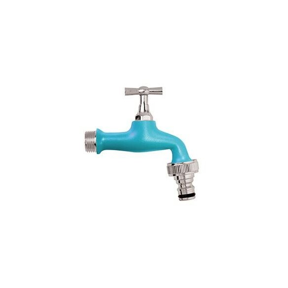 Rubinetto Tradizionale con Attacco Rapido Colore Blu COLORTAP