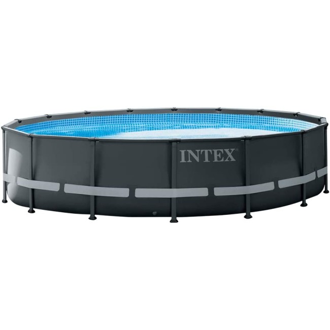 Intex 26326 Piscina Rotonda, Grigio,...