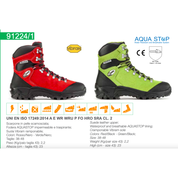 Scarpa Trekking Antitaglio/Impermeabile Misure Assortite Aquastop TREEMME