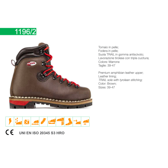 Scarponcino Tomaio In Pelle Anfibio Taglie Assortite TREEMME