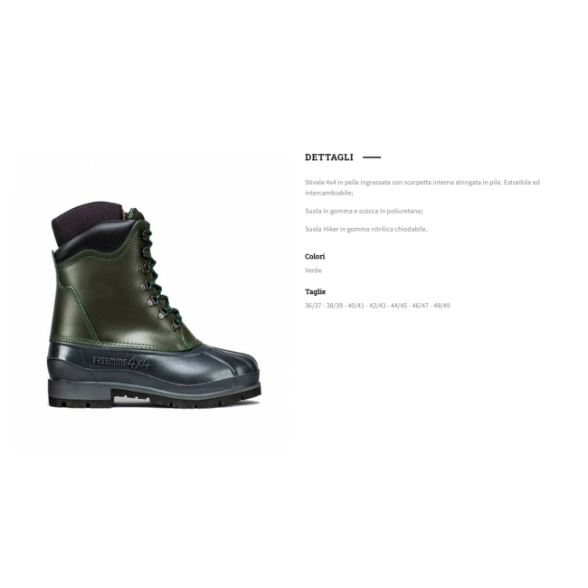 Stivale Doposci 4x4 Con Scarpetta...