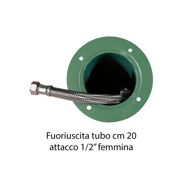 Fontana in Ferro con 1 Rubinetto Antracite