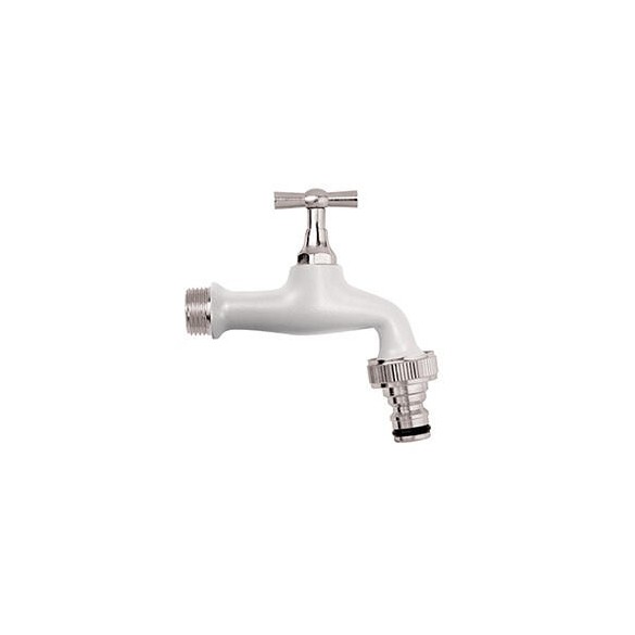 Rubinetto Tradizionale con Attacco Rapido Colore Bianco COLORTAP