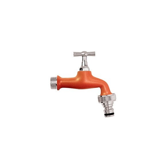 Rubinetto Tradizionale con Attacco Rapido Colore Rosso COLORTAP