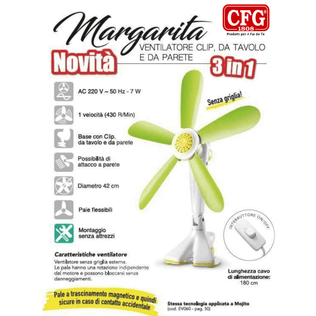 Ventilatore da Tavolo Senza Griglia...