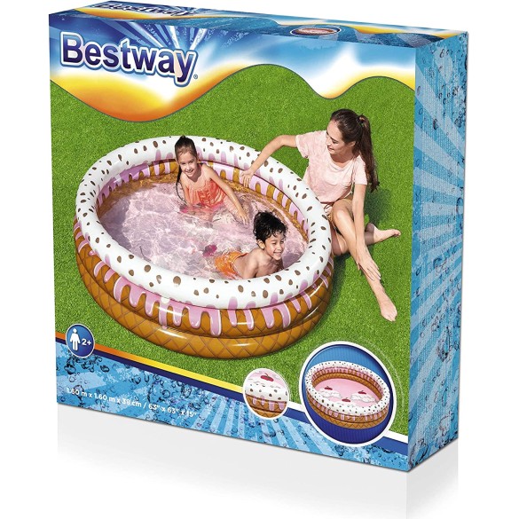 Piscina Pasticcino 3Anelli 160X38CM Bestway