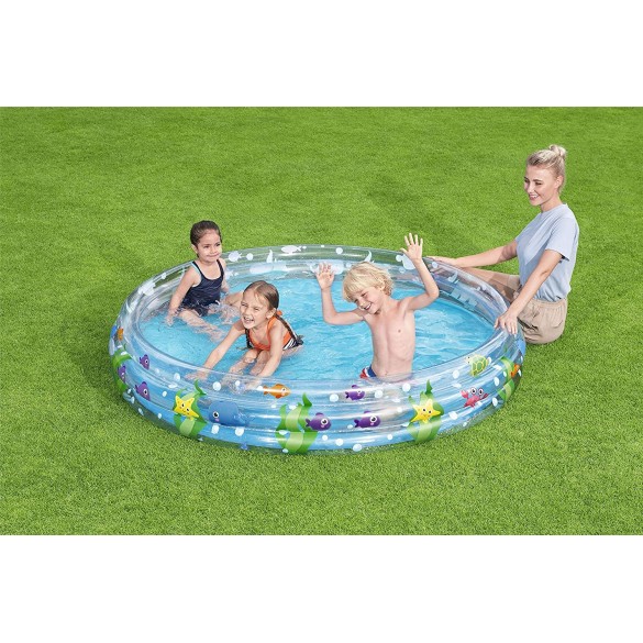 Piscina Deepdive 3Anelli 183X33CM Bestway