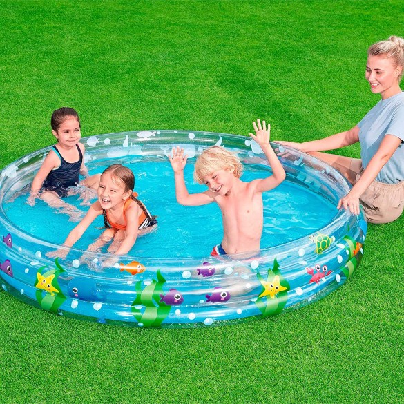 Piscina Deepdive 3Anelli 183X33CM Bestway
