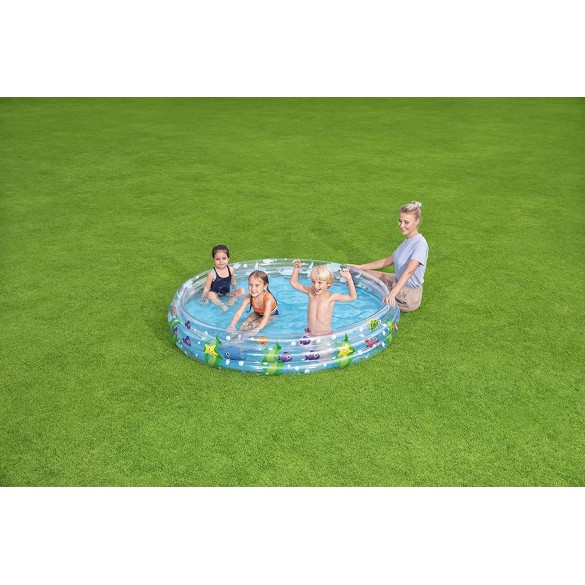 Piscina Deepdive 3Anelli 183X33CM Bestway