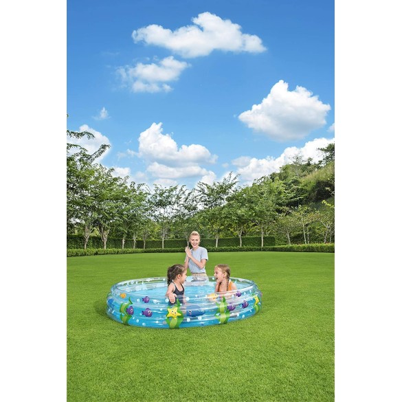 Piscina Deepdive 3Anelli 183X33CM Bestway