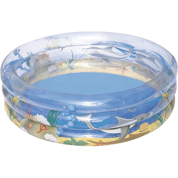 Piscina Sealife Trasp 3Anelli 150X53CM Bestway