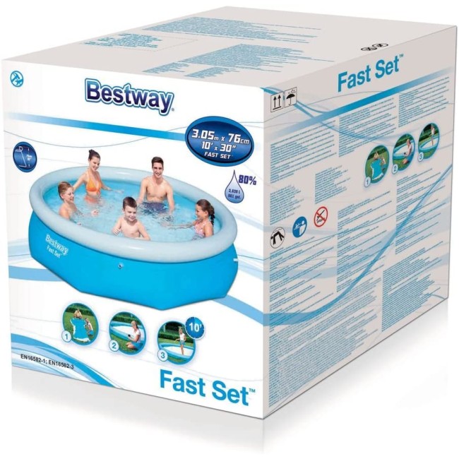 Piscina Fast-Set 305X76CM Bestway