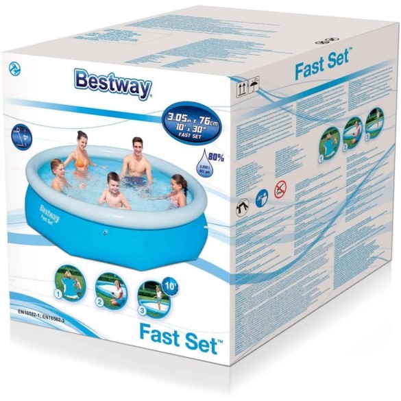 Piscina Fast-Set 305X76CM Bestway