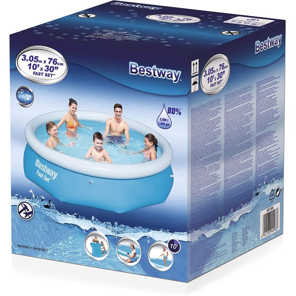 Piscina Fast-Set 305X76CM Bestway