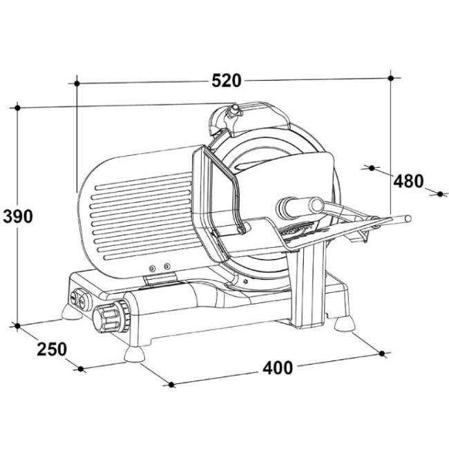 Affettatrice Luxury Italia 275s RGV
