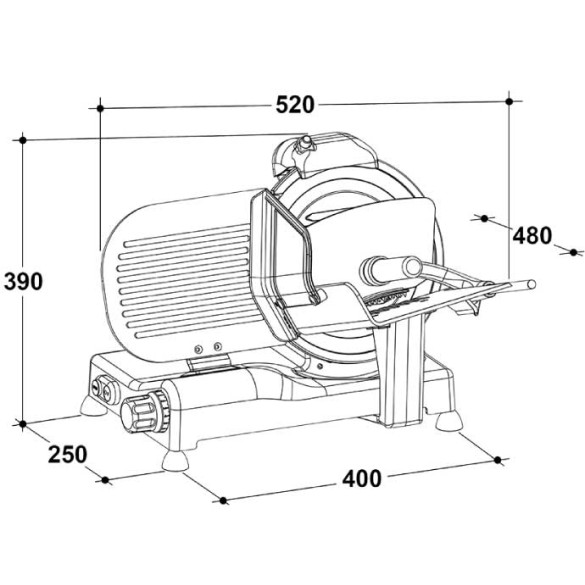 Affettatrice Luxury Italia 275s RGV