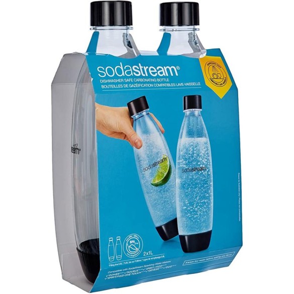 Bottiglia plastica da 1L 2pz Sodastream