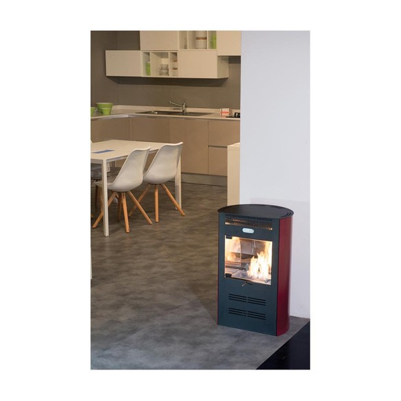 Stufa a Bioetanolo Ruby Elegance Bordeaux Tecno Air System