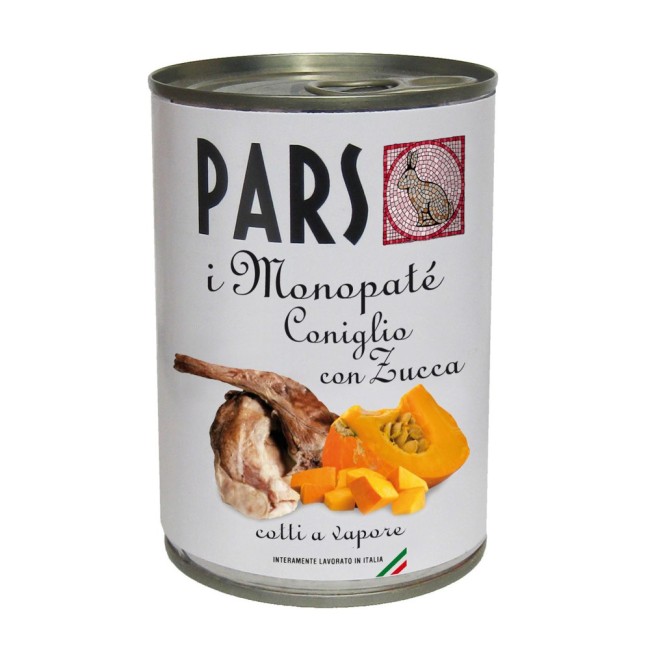 Monopaté Coniglio con Zucca g 400 Pars