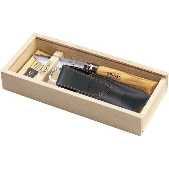 Coltello Virobloc Inox N. 8 con Fodero Opinel