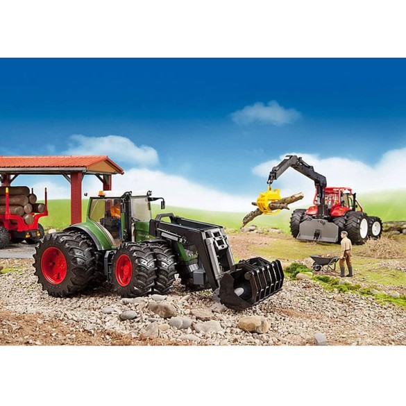 Trattore Fendt936 VARIO c Benna BRUDER