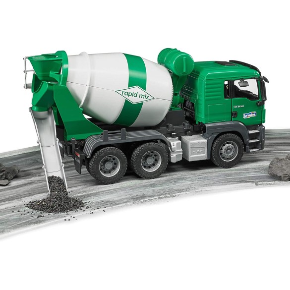 Camion MAN TGS Betoniera Verde 03710 BRUDER