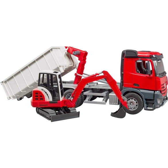 MB Arocs Camion Container Ribaltabile 3624 SCHAEFF BRUDER