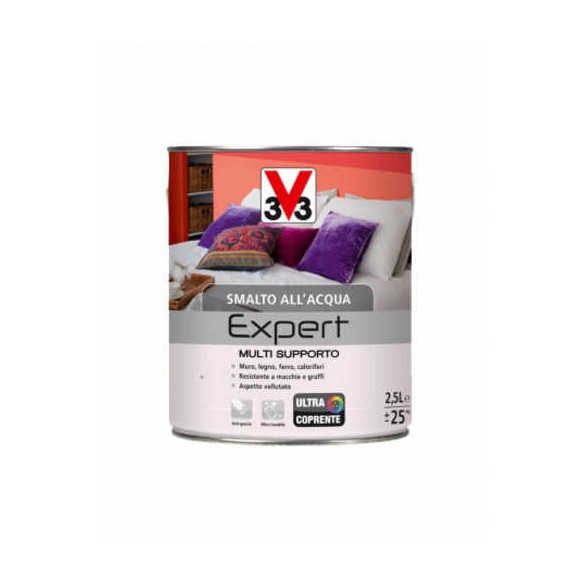 Smalto Multisupporto V33 EXPERT LT 0,125 Marrone Testa di Moro